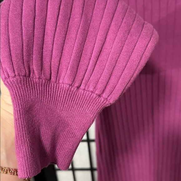 Free People FP Beach Rosha Sweater Midi Dress – Dahlia Mauve – Size L - Picture 5 of 12